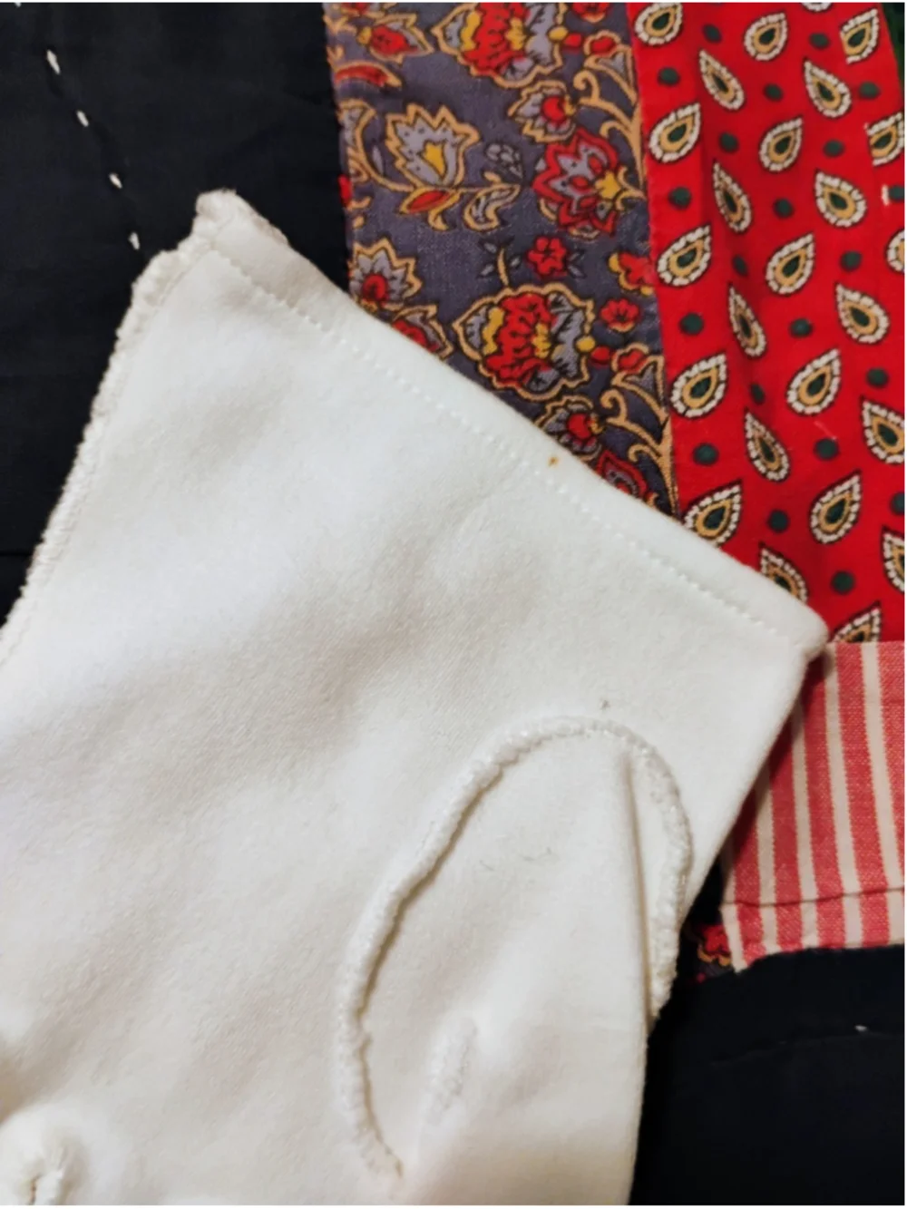 Vintage 1950s Little girls white confirmation gloves